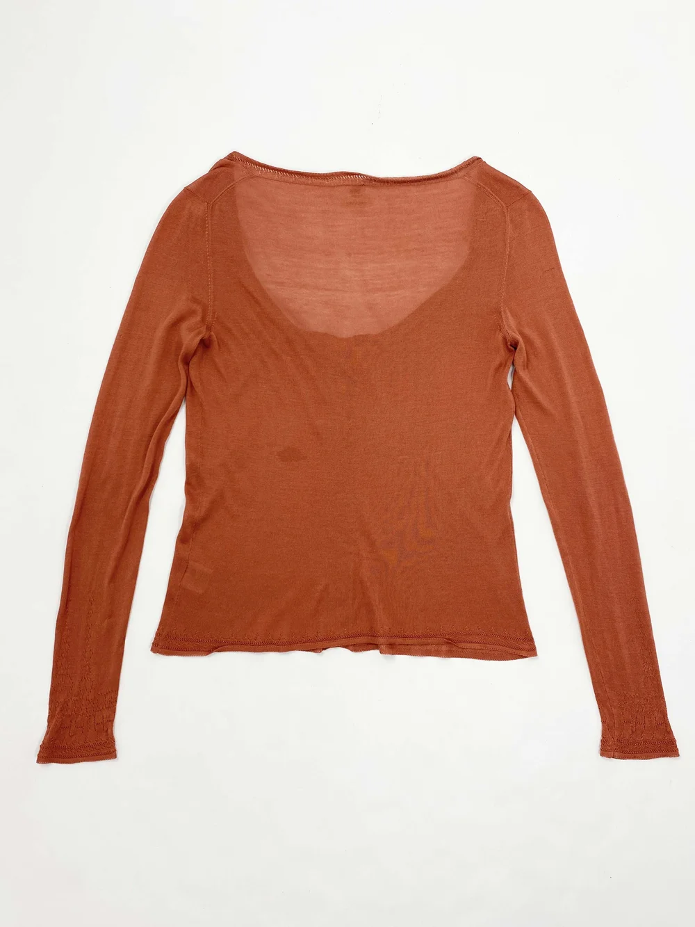 Hermès silk knit logo cardigan — JAMES VELORIA